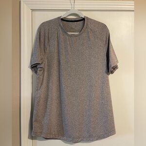 Lululemon Men's Drysense Mesh Short Sleeve Shirt Heathered Size Large